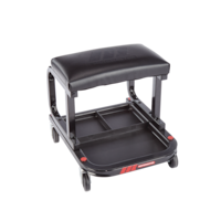 MotoMaster Heavy-Duty Roller Seat with Bottom Tool Tray, 300-lb Capacity