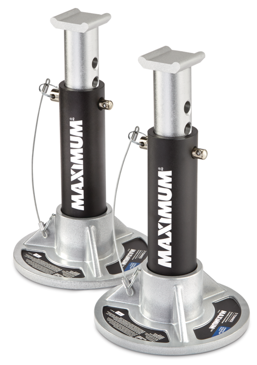 Maximum Aluminum 3-Ton Jack Stands / Axle Stands, Pair