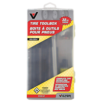 Victor Tire Repair and Maintenance Toolbox, 32-pc Front_Flat