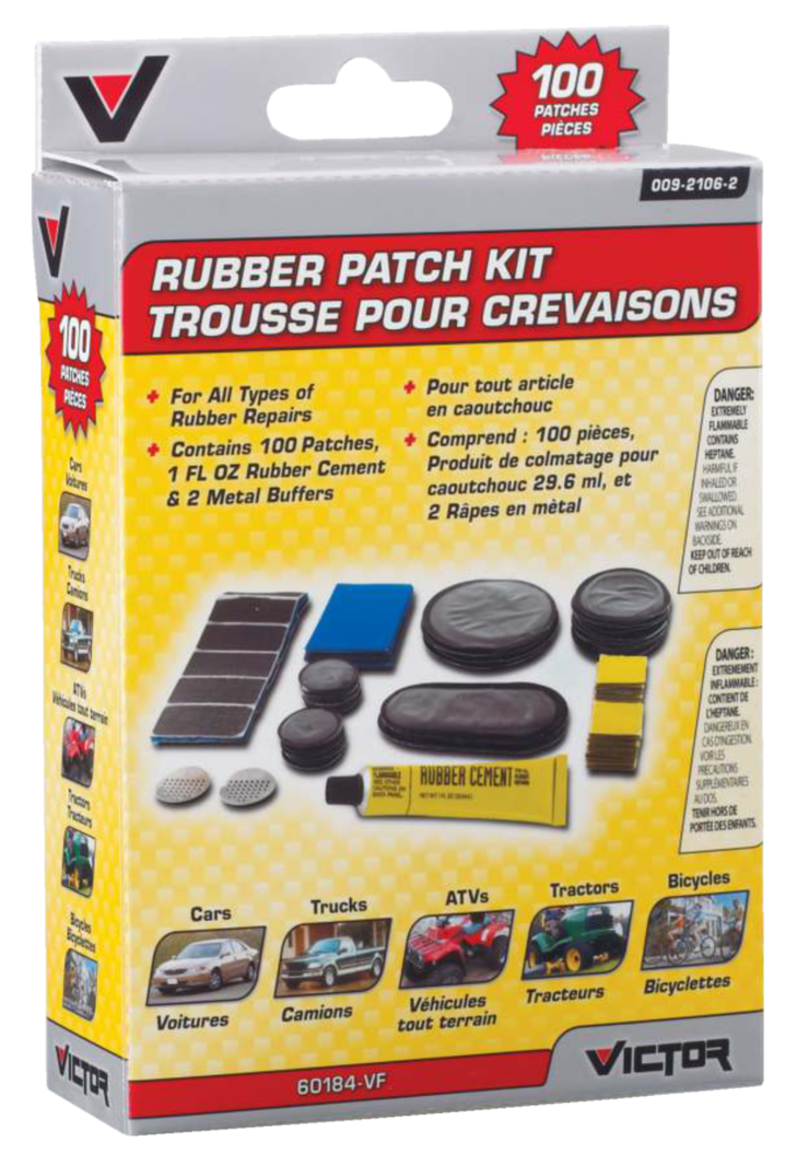 103pc Tire & Rubber Patch Kit for Auto, Car, Bicycle Repairs with