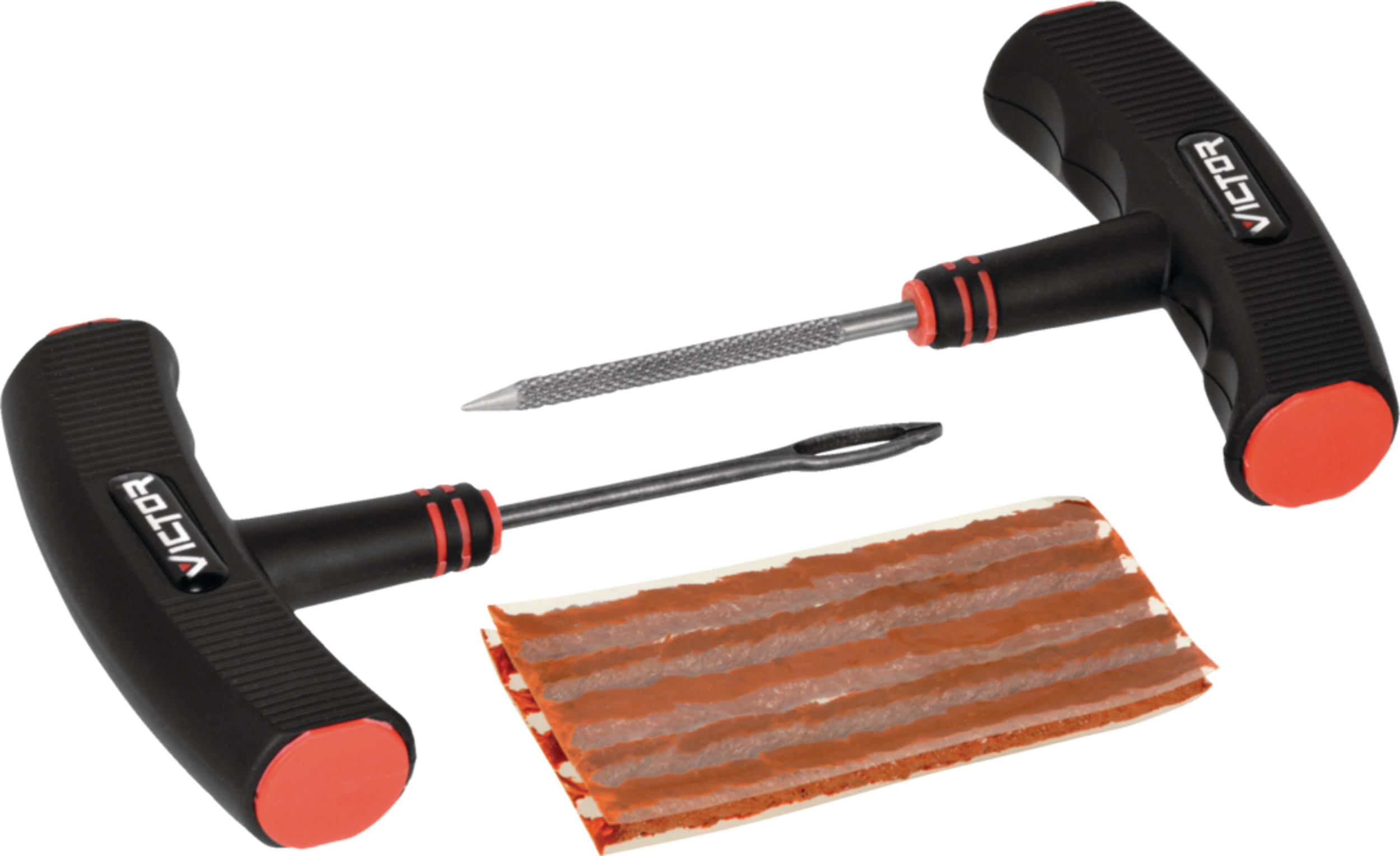 Victor Heavy-Duty Tubeless Tire Repair Kit w/ Plugs Composite_or_Mixed
