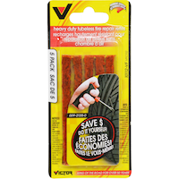 Victor Heavy-Duty Tubeless Tire Repair Refill Plugs, 5-pk Front_Flat