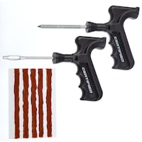 Certified Heavy-Duty Pistol Grip Tubeless Tire Repair Kit w/ Plugs