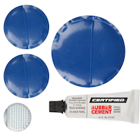 Certified Heavy-Duty Radial Tire Patch Kit w/ Rubber Cement