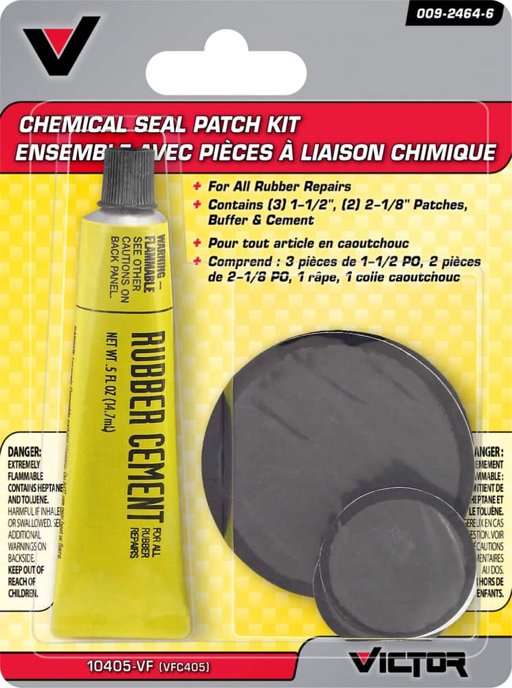Victor Chemical Seal Patch Kit w/ Rubber Cement