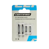 Fusibles Certified pour gonflage universel, 15 A, paq. 4 Front_Flat