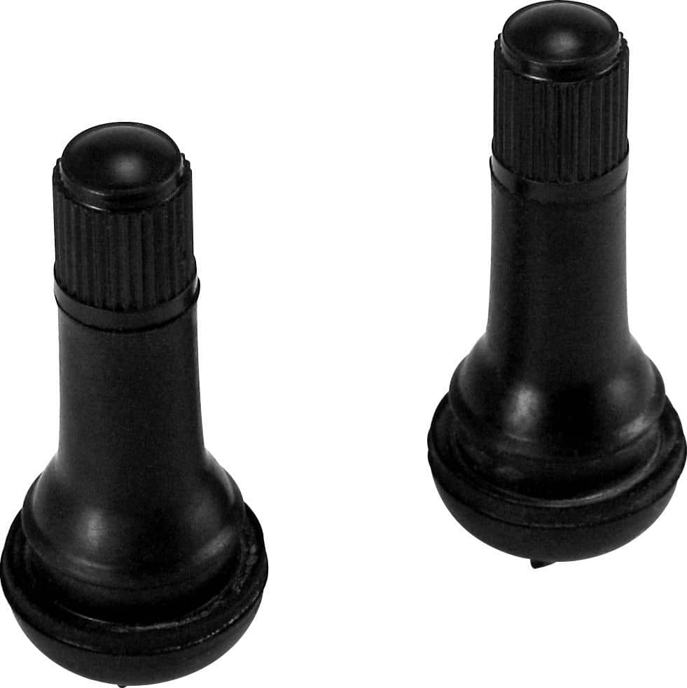 Certified TR418 Rubber & Copper Tubeless Tire Valves, 2-pcs