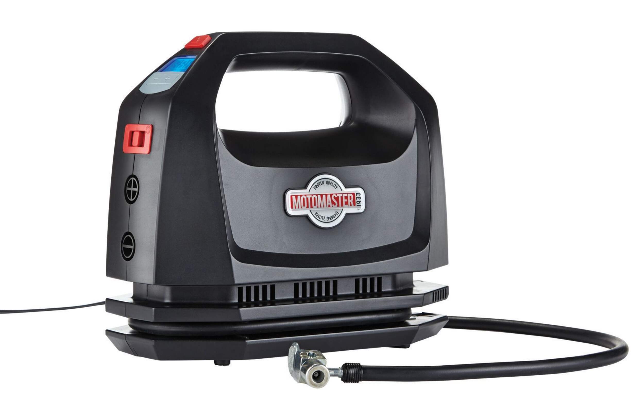 MotoMaster 12V Premium Multi Function Air Compressor, 4-Minute Front_Angled_Right