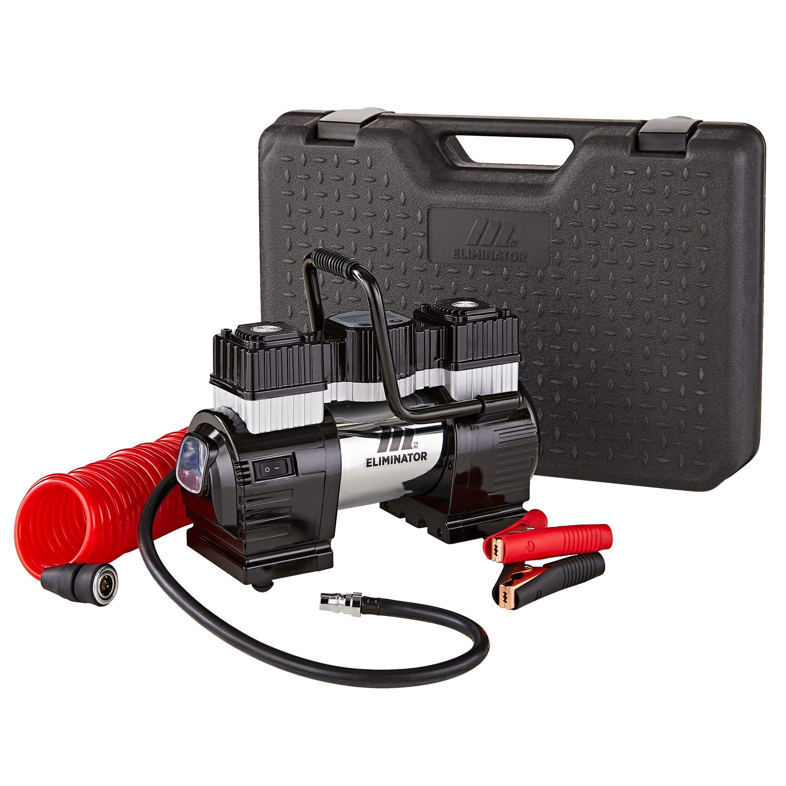MotoMaster Eliminator Heavy-Duty 12 Volt Air Compressor / Tire Inflator, 2 Min Composite_or_Mixed