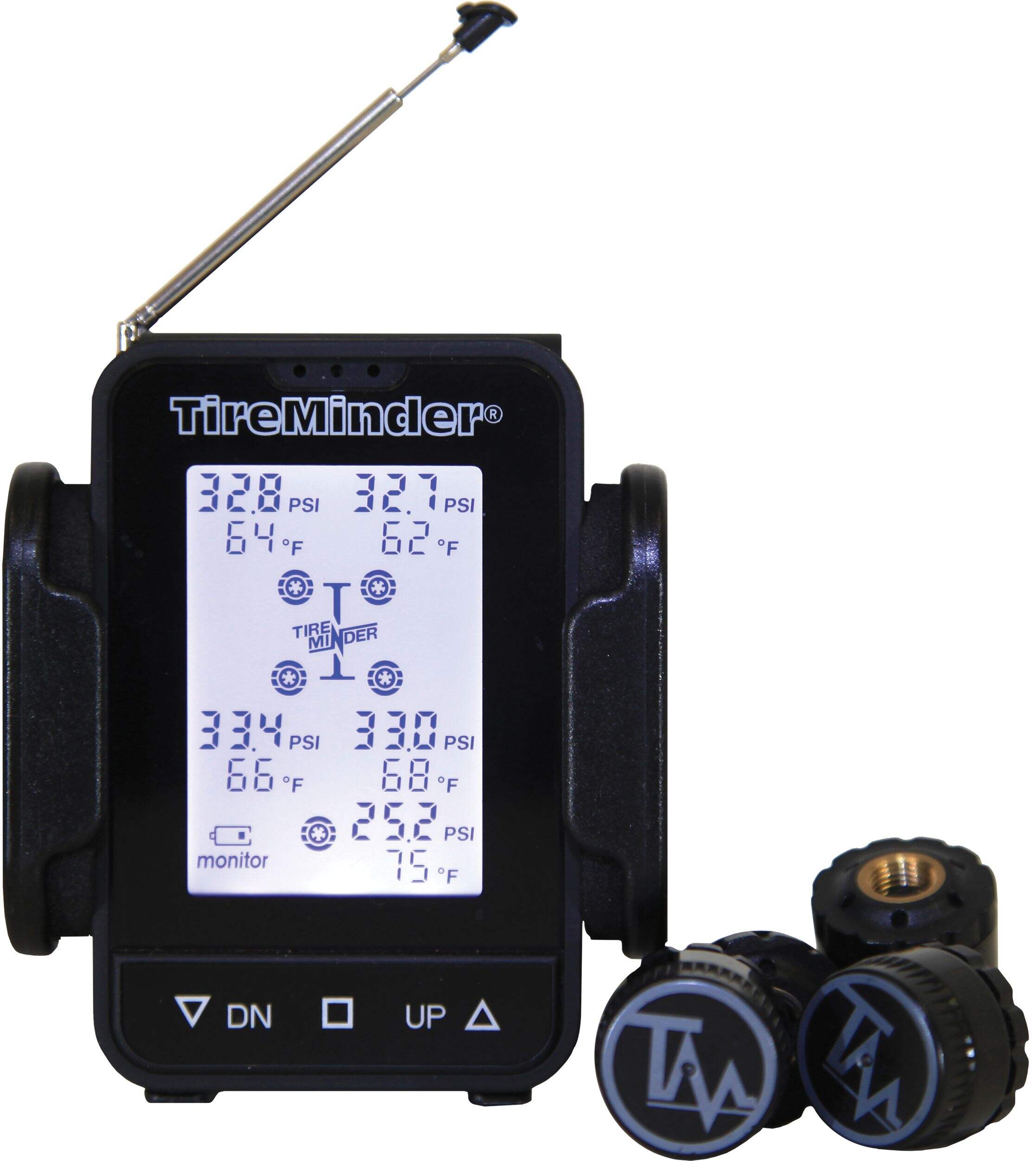 TireMinder TM55c-A Tire Pressure Monitoring System (TPMS) with Aluminum Transmitters Composite_or_Mixed