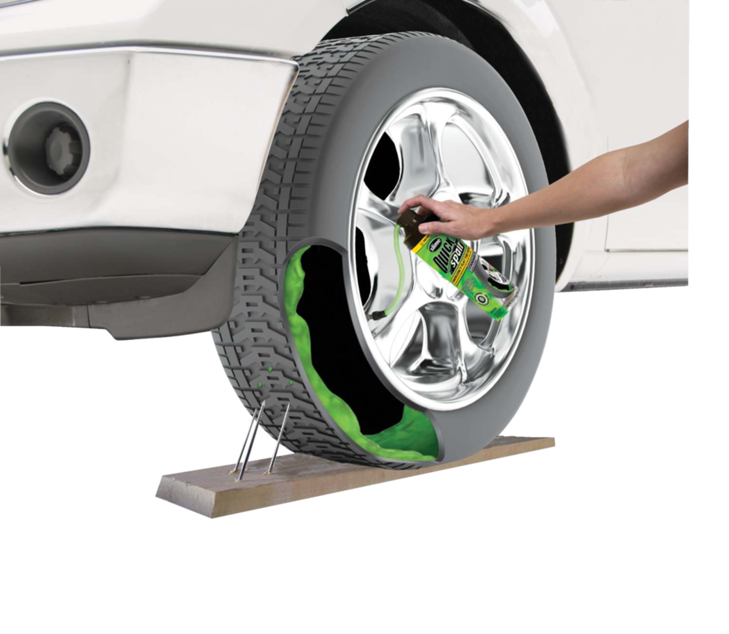 FixAFlat® Standard Tire Repair Tire Sealant / Tire Inflator, 453g