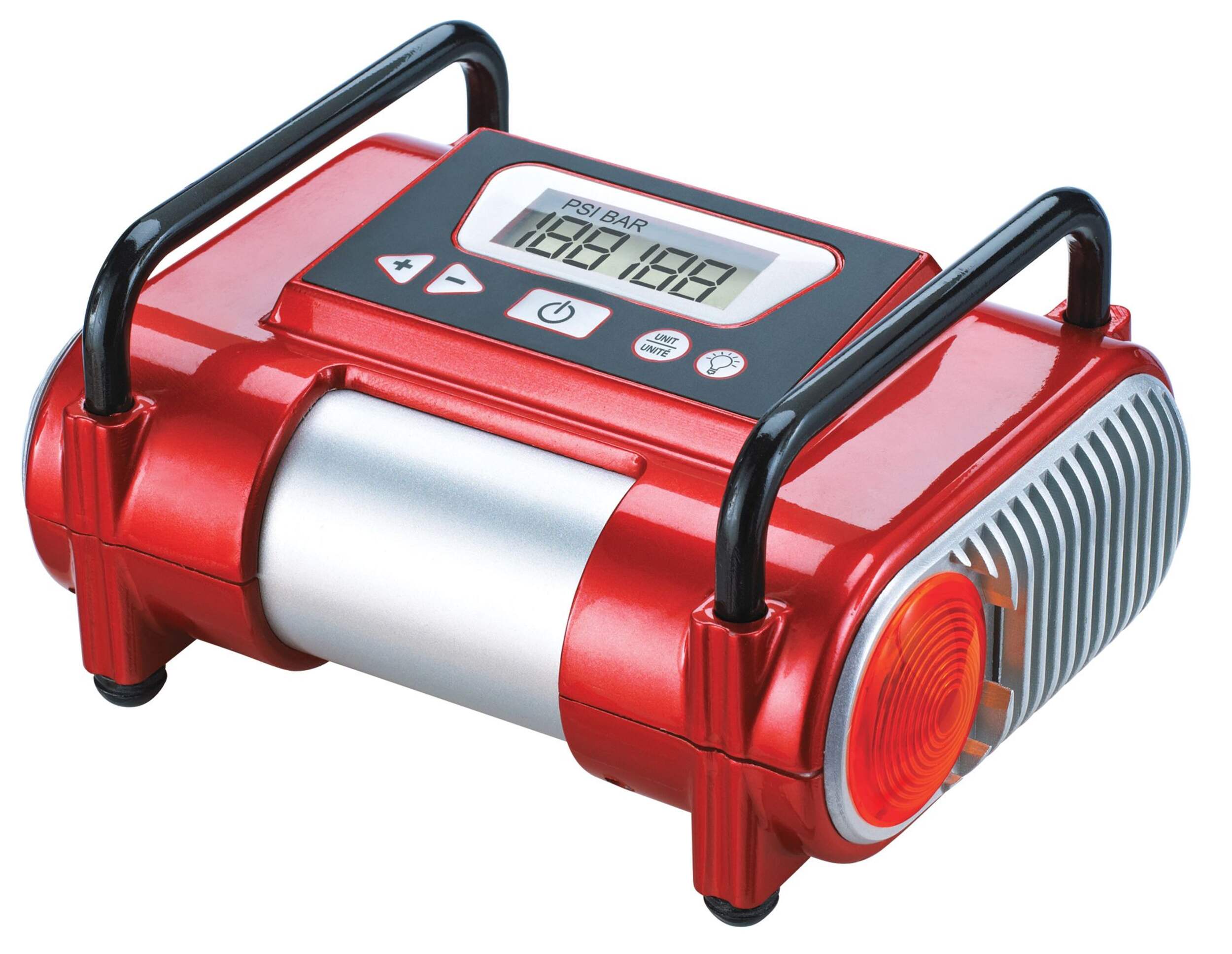 MotoMaster 12V Programmable Air Compressor Front_Angled_Left