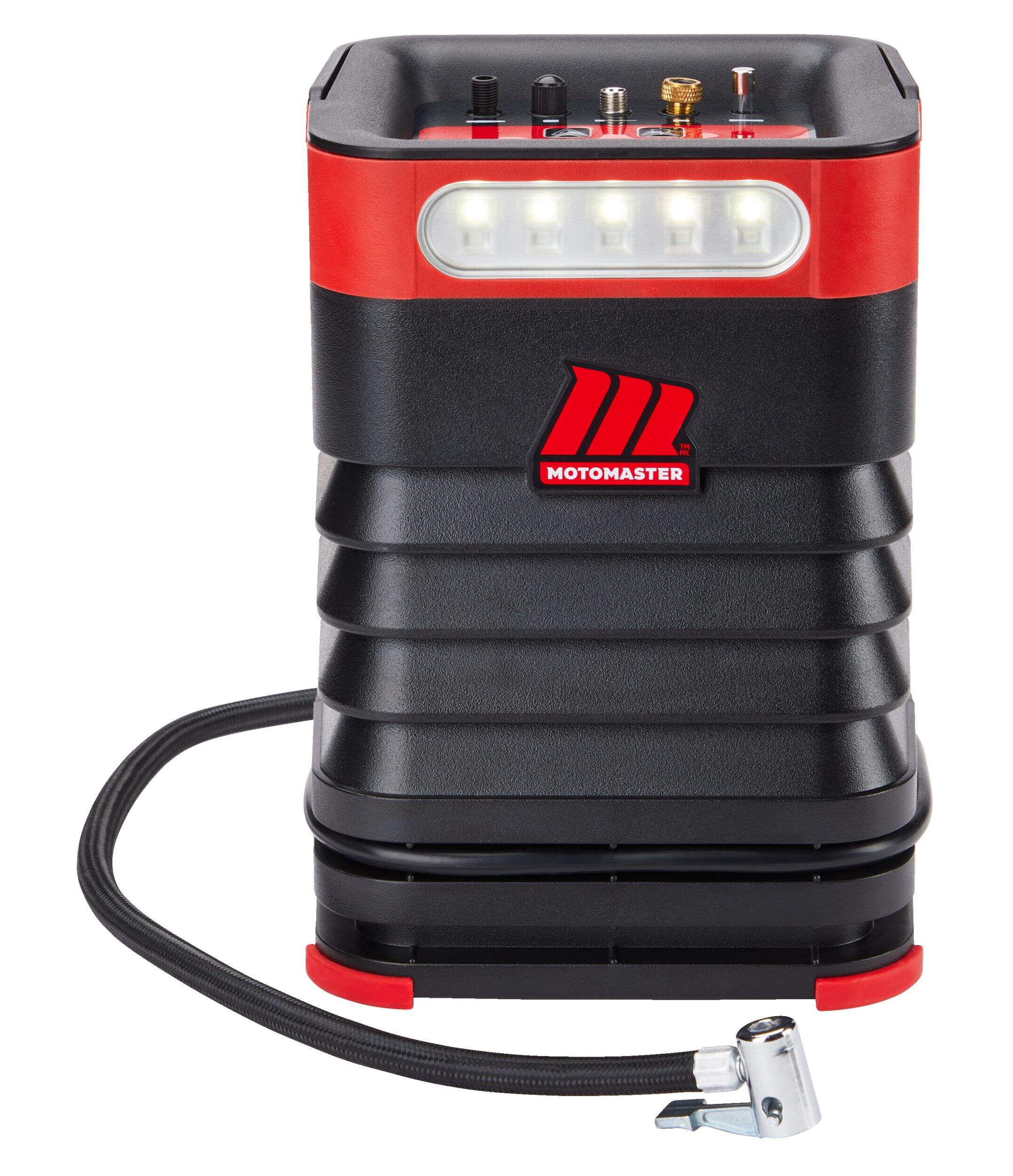 MotoMaster Dual Power 12V DC/120V AC,  Digital Road & Home Air Compressor / Tire Inflator, 4 Min Front_Elevated