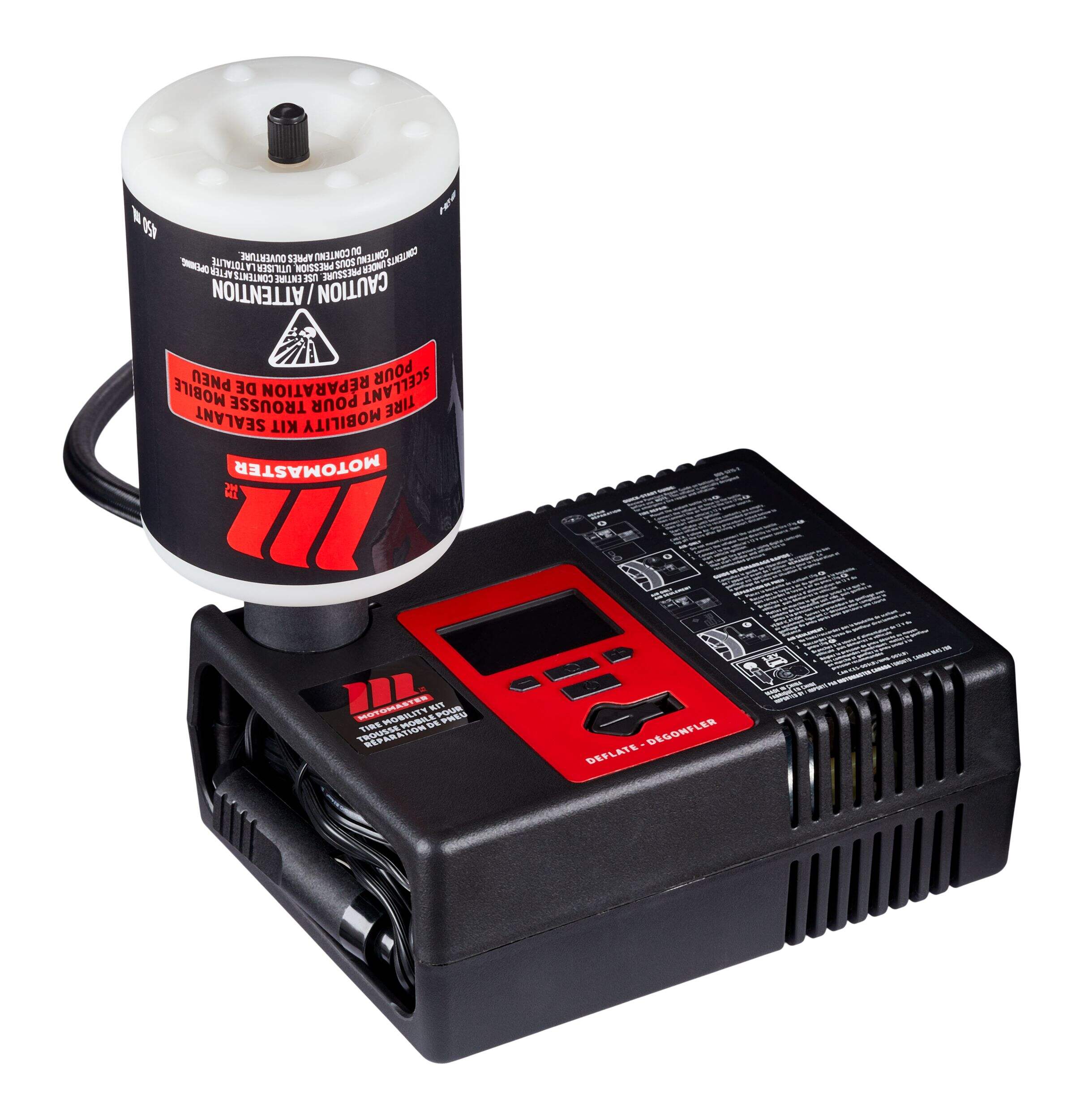 MotoMaster Tire Mobility Kit with Inflator & Sealant Canadian Tire