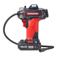 MotoMaster 20V Digital Portable Tire Inflator with 2.0 Ah PWR POD Battery and Compact Charger Side_Right