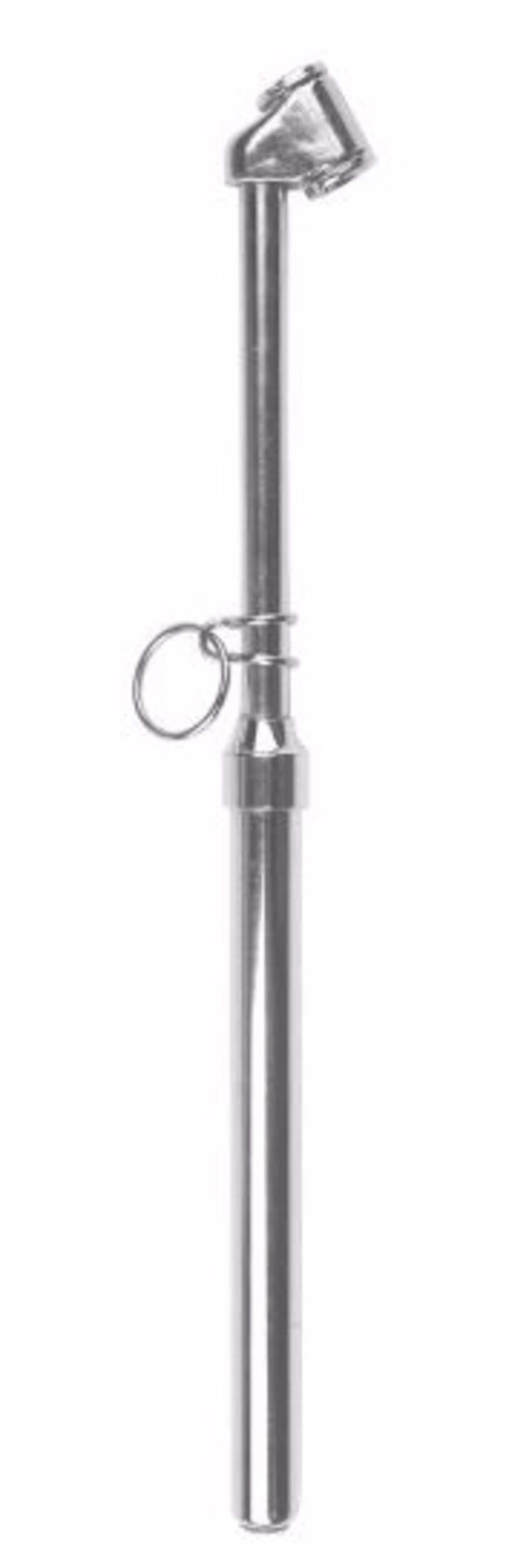 Certified 2-Way Tire Pressure Gauge, w/ Ring, 10-150 PSI Front_Flat