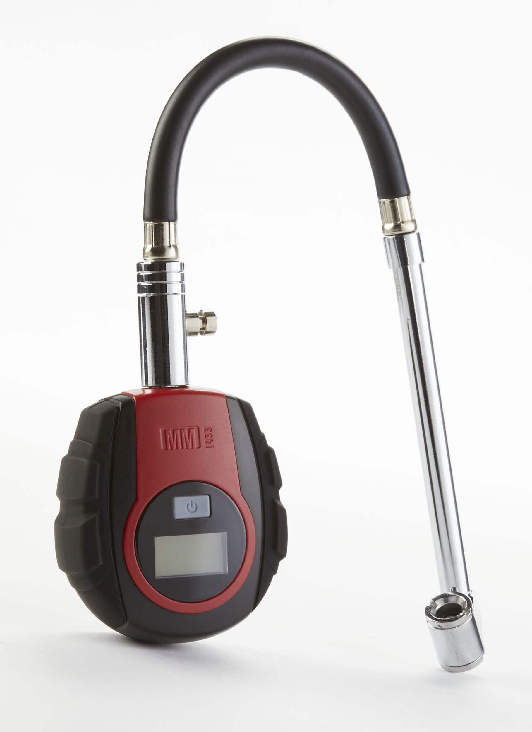 MotoMaster Heavy Duty Digital Tire Pressure Gauge, w/ Light, 5-120 PSI Front_Angled_Right