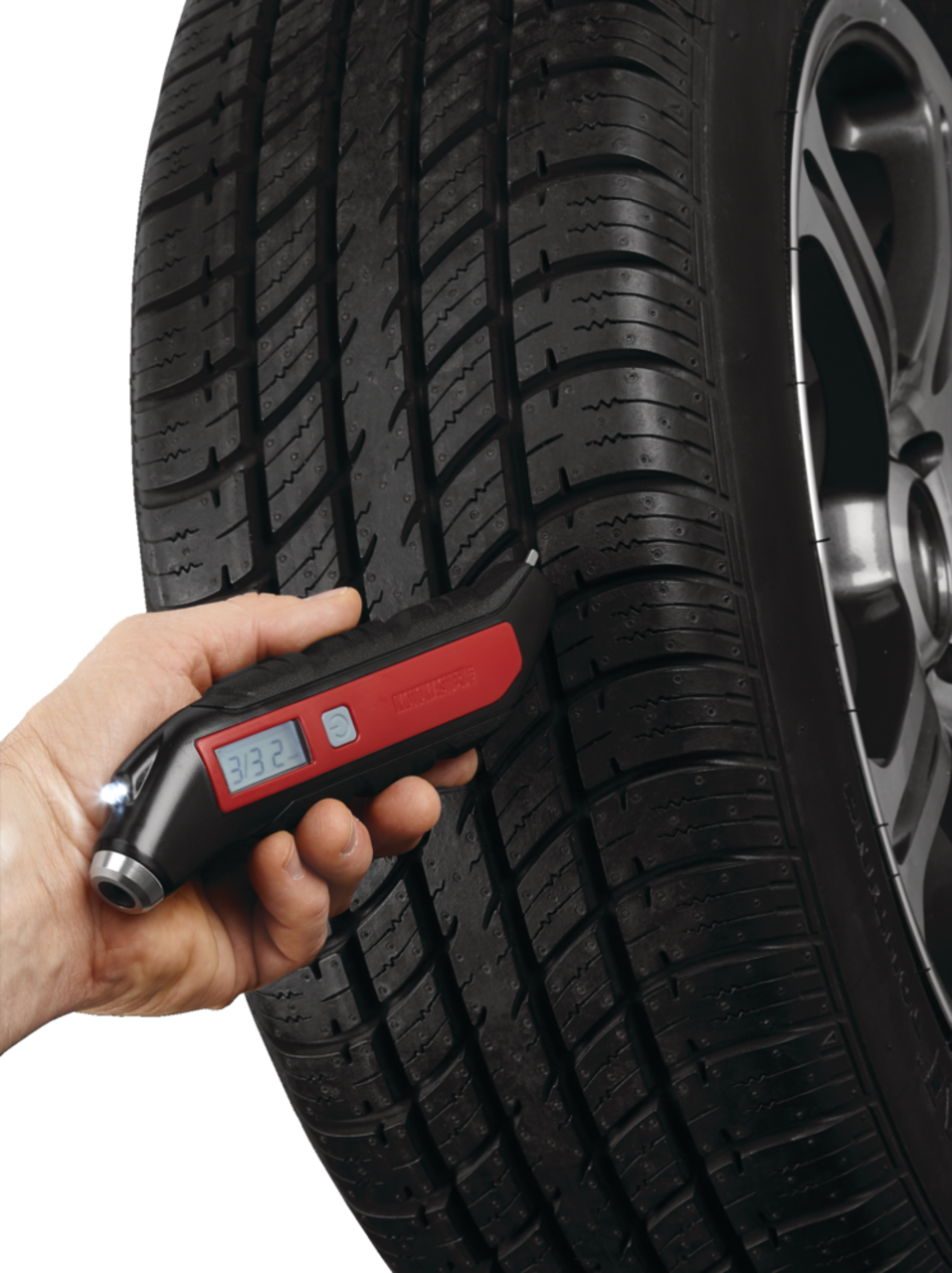 Manomètre pour pneus numérique MotoMaster avec lampe, 5 à 99 lb/po2