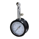 Certified Tire Pressure Gauge, w/ Dial, 0-60 PSI Front_Three_Fourths_Angled_Left