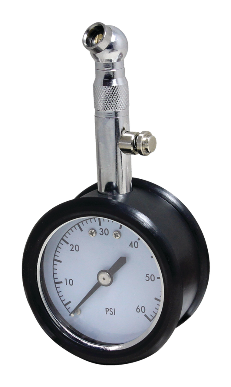 Manomètre de pression des pneus - (0-60 psi) Robuste, précis avec cadran  lumineux, manomètre de pression d'air bas - élevé