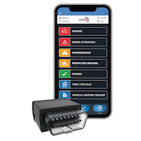 Innova 3210RS OBD2 Bluetooth Code Reader Dongle Front_Three_Fourths_Angled_Right