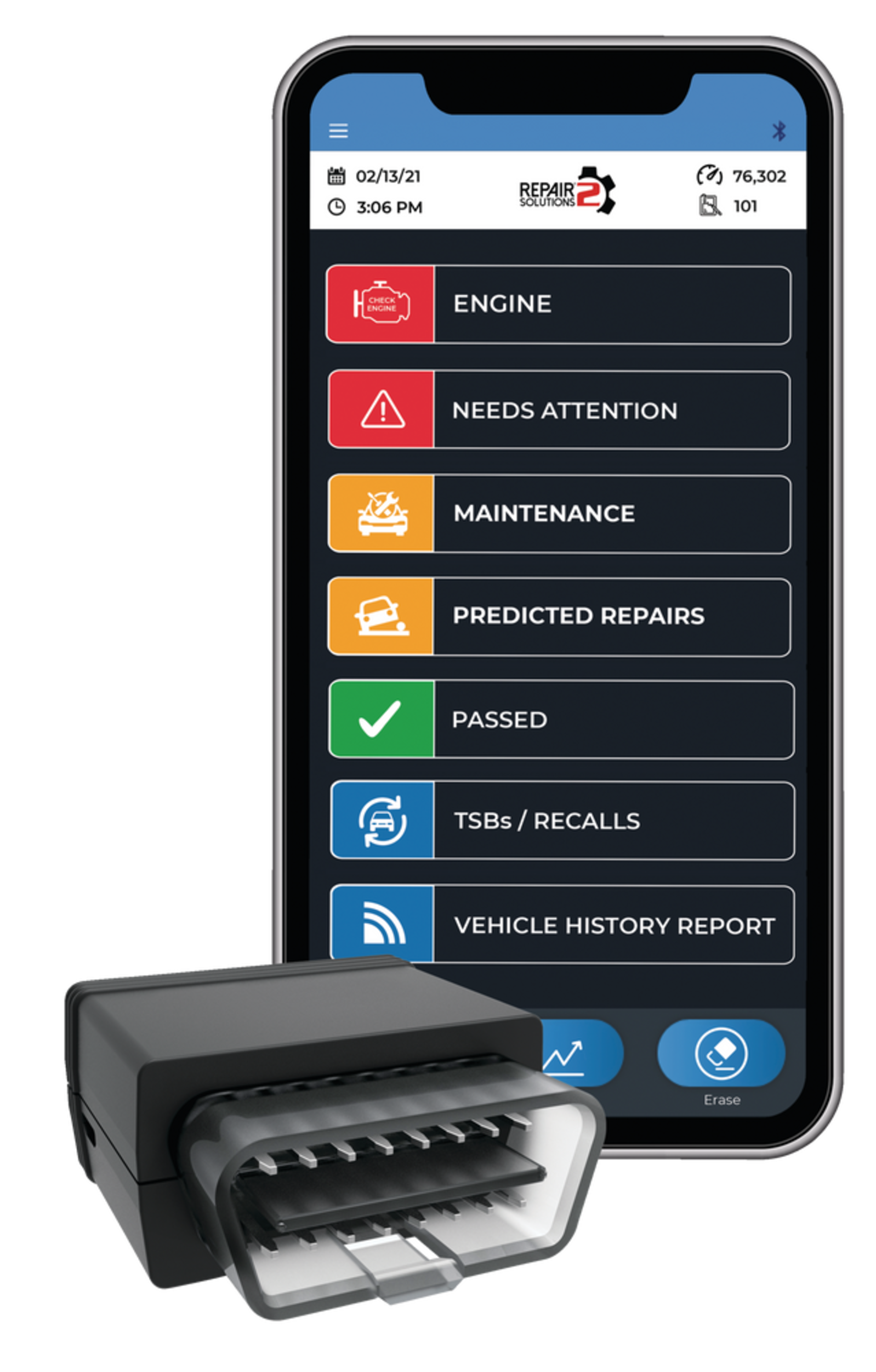 Innova 3210RS OBD2 Bluetooth Code Reader Dongle Canadian Tire