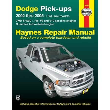 Dodge Pick-ups 2002 thru 2005 Haynes Repair Manual, 30042 | Canadian Tire