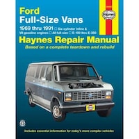 Ford Full-Size Vans 1969 thru 1991 Haynes Repair Manual, 36090 Front_Flat
