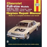 Chevrolet Full-Size Models 1969 Thru 1990 Haynes Repair Manual, 24045 Front_Flat