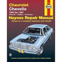 Chevrolet Chevelle 1969 thru 1987 Haynes Repair Manual, 24020 Front_Flat