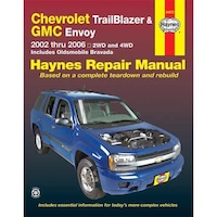 Chevrolet Trialblazer & GMC Envoy 2002 thru 2006 Haynes Repair Manual, 24072 Front_Flat