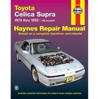 Toyota Celica Supra 1979 thru 1992 Haynes Repair Manual, 92025 Front_Flat