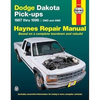 Dodge Dakota Pick-ups 1987 thru 1996 Haynes Repair Manual, 30020 Front_Flat