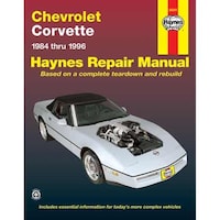 Chevrolet Corvette 1984 thru 1996 Haynes Repair Manual, 24041 Front_Flat