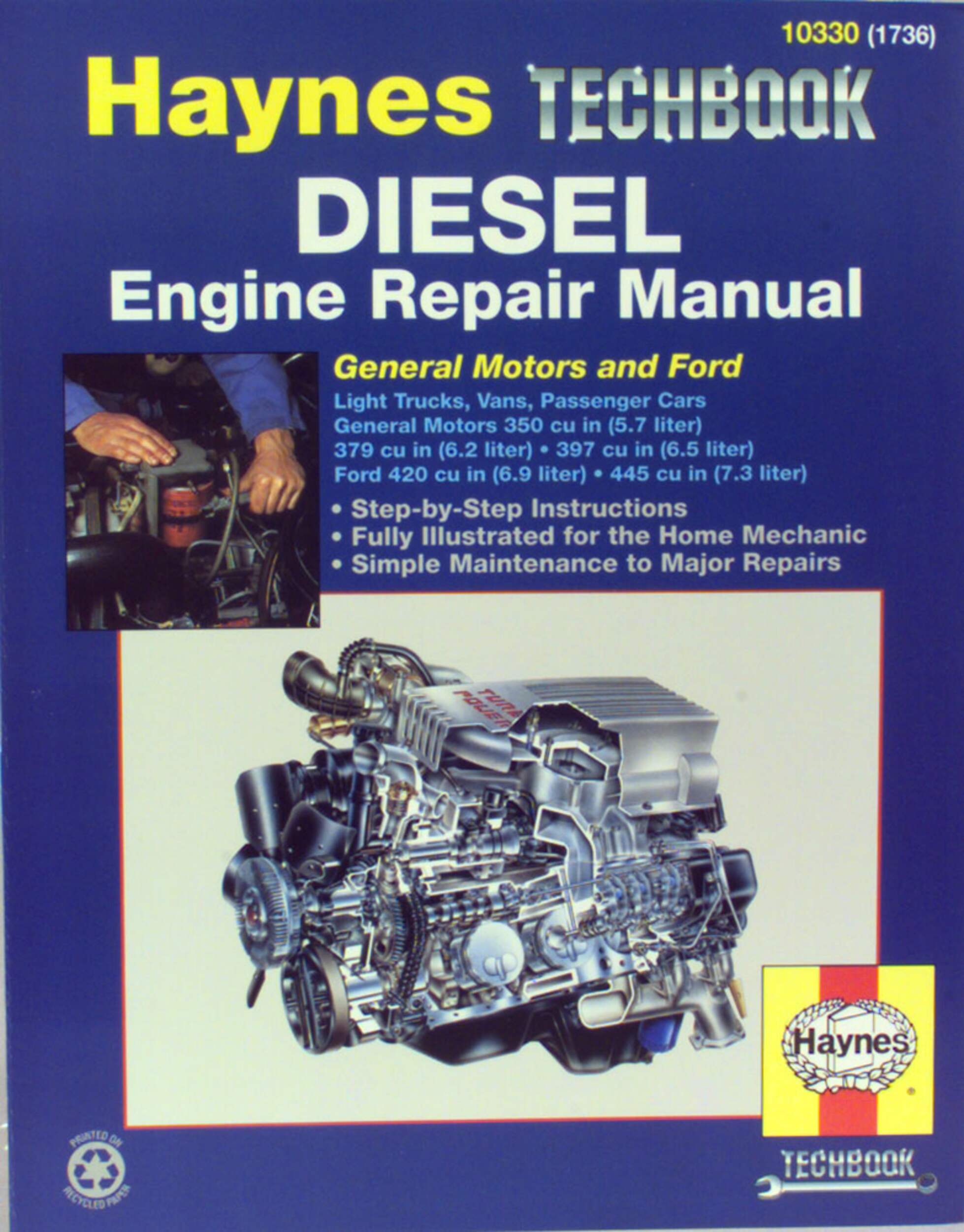 Haynes Techbook Diesel Engine Repair Manual Front_Flat
