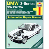 BMW 3 & 5 Series 1992 thru 1997 Haynes Repair Manual, 18021 Front_Flat