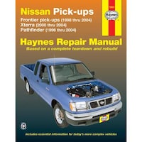 Nissan Pick-ups 1996 thru 2004 Haynes Repair Manual, 72031 Front_Flat