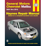 GM Chevrolet Malibu 2004 thru 2012 Haynes Repair Manual, 38027 Front_Flat