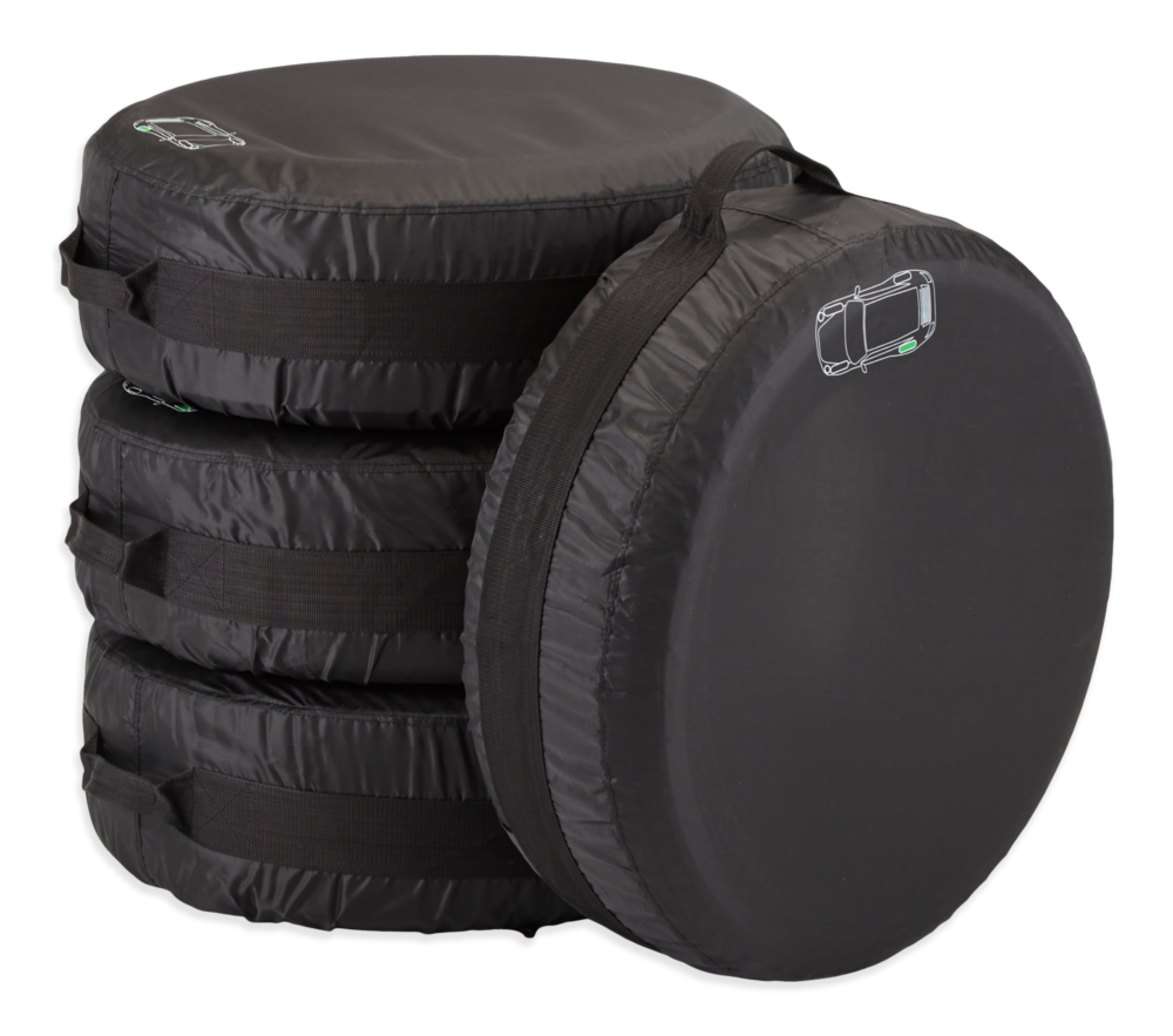 Certified Tire Cover, Small, 4-pk Composite_or_Mixed