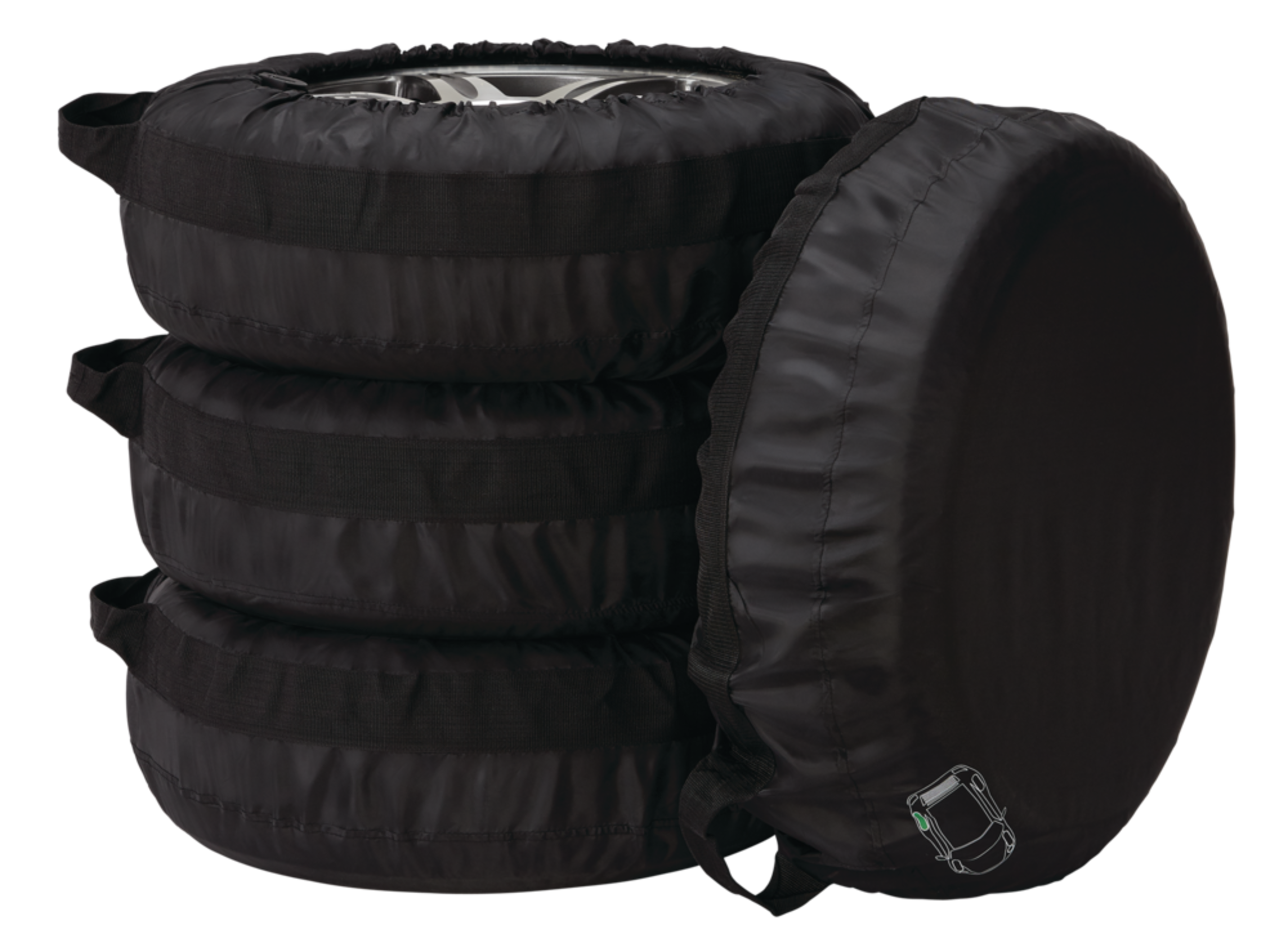 Certified Tire Covers, Large, 4-pk Composite_or_Mixed