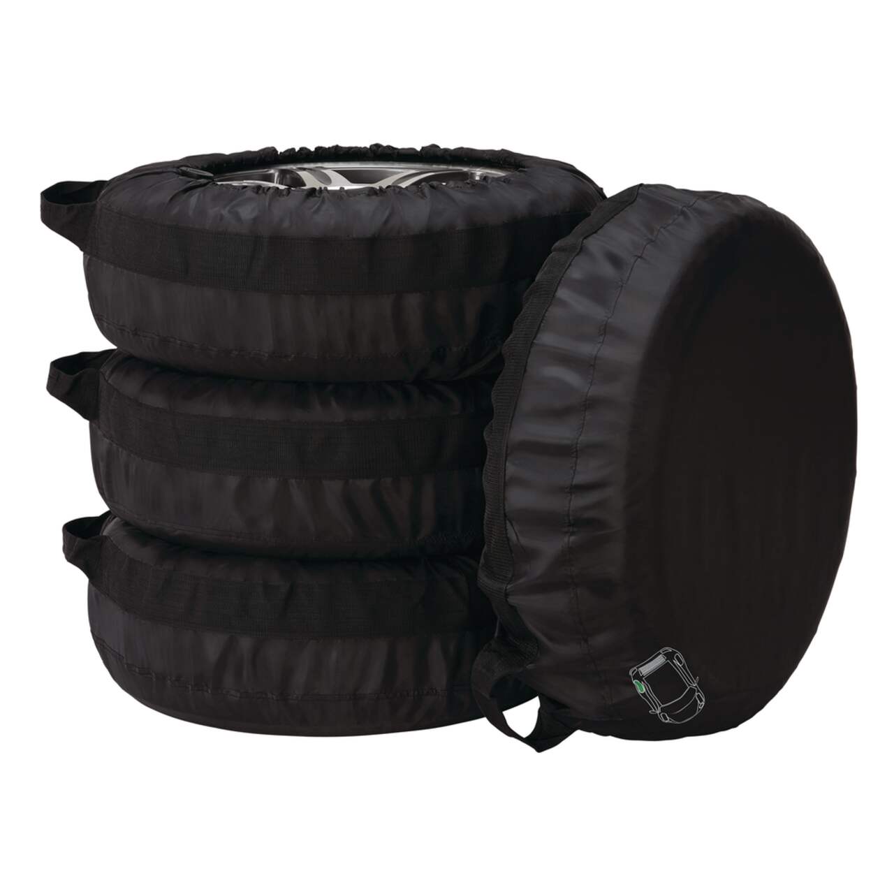 Certified Tire Covers, Large, 4-pk