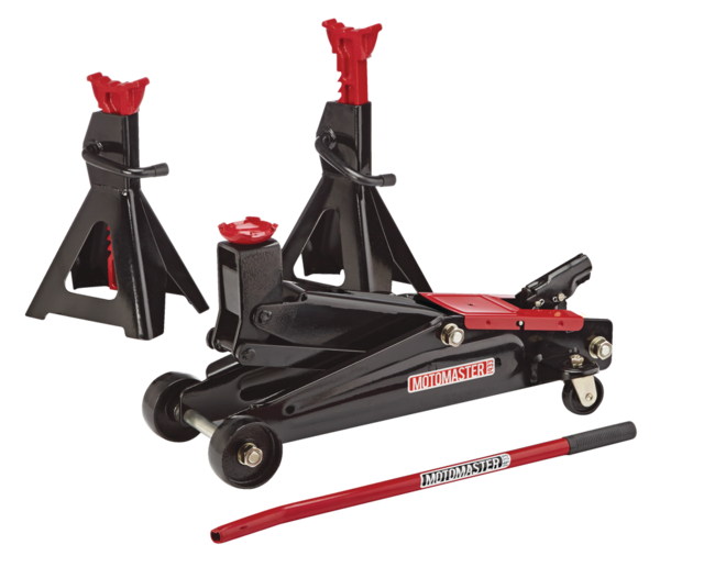 MotoMaster HeavyDuty Floor Jack & Stand Combo for Truck & SUV, 3Ton