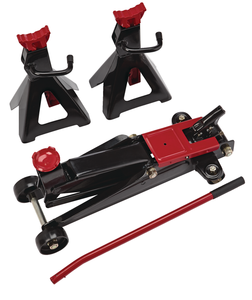 Motomaster Heavy Duty Floor Jack And Stand Combo For Truck And Suv 3 Ton