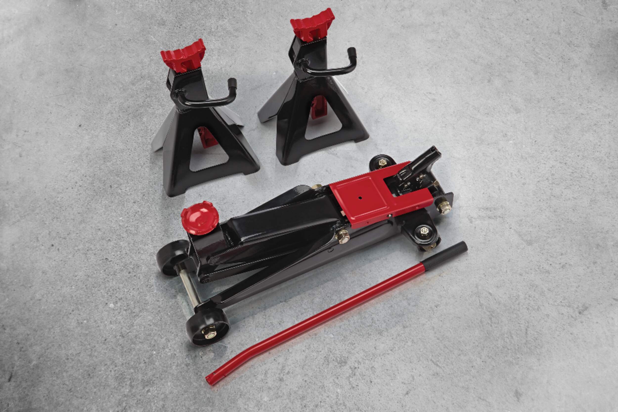 MotoMaster HeavyDuty Floor Jack & Stand Combo for Truck & SUV, 3Ton