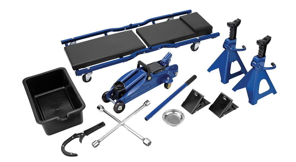 Certified Full DIY Car Jack and Stand Kit, 2ton Canadian Tire