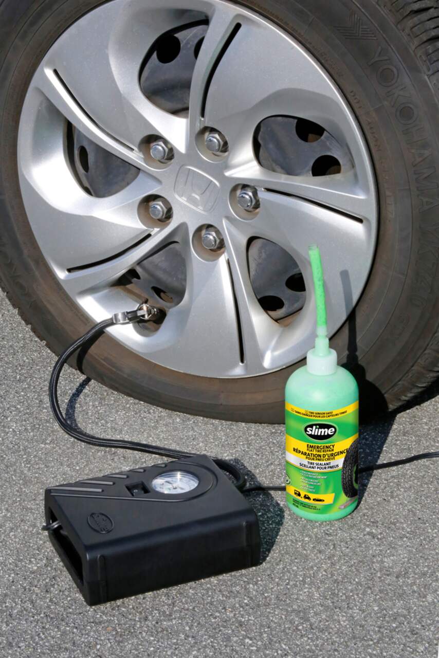 Turtle Wax Slime Smart Repair Compressor Set réparation pneus de voiture