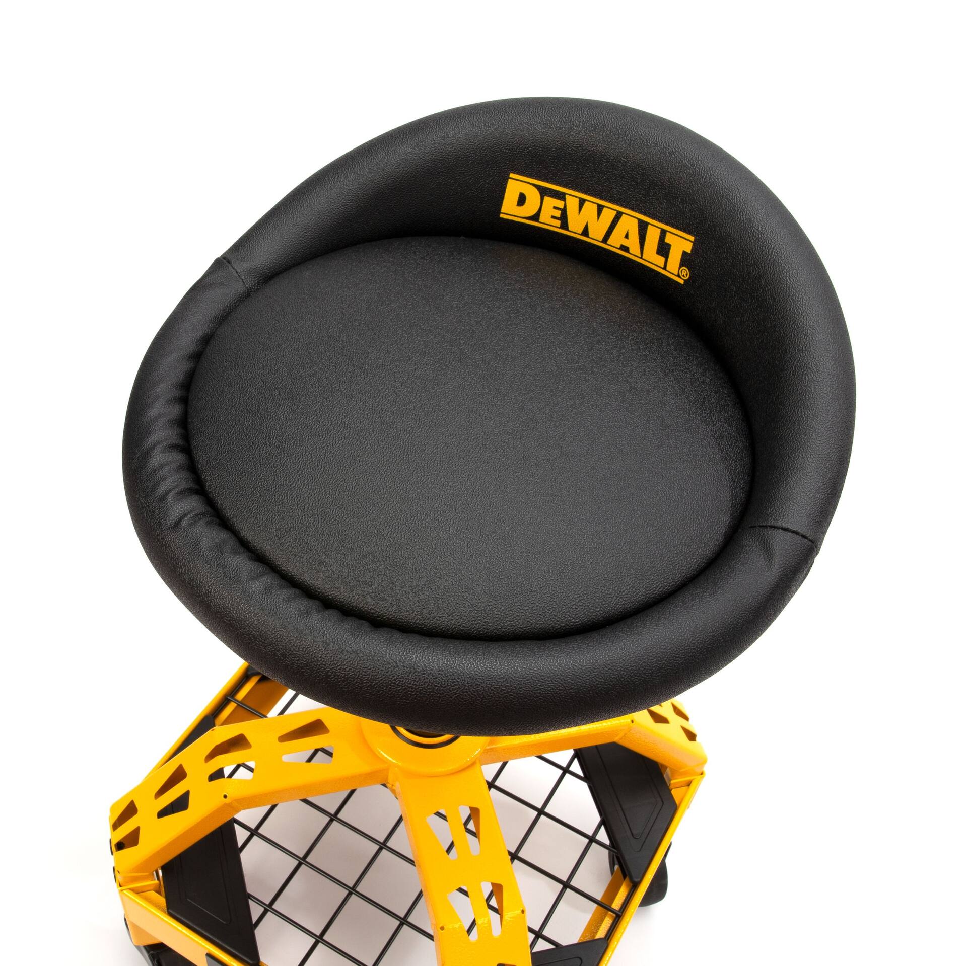 DEWALT Adjustable Height Swivel Shop Stool 22.5 in to 26.8 in Canadian Tire
