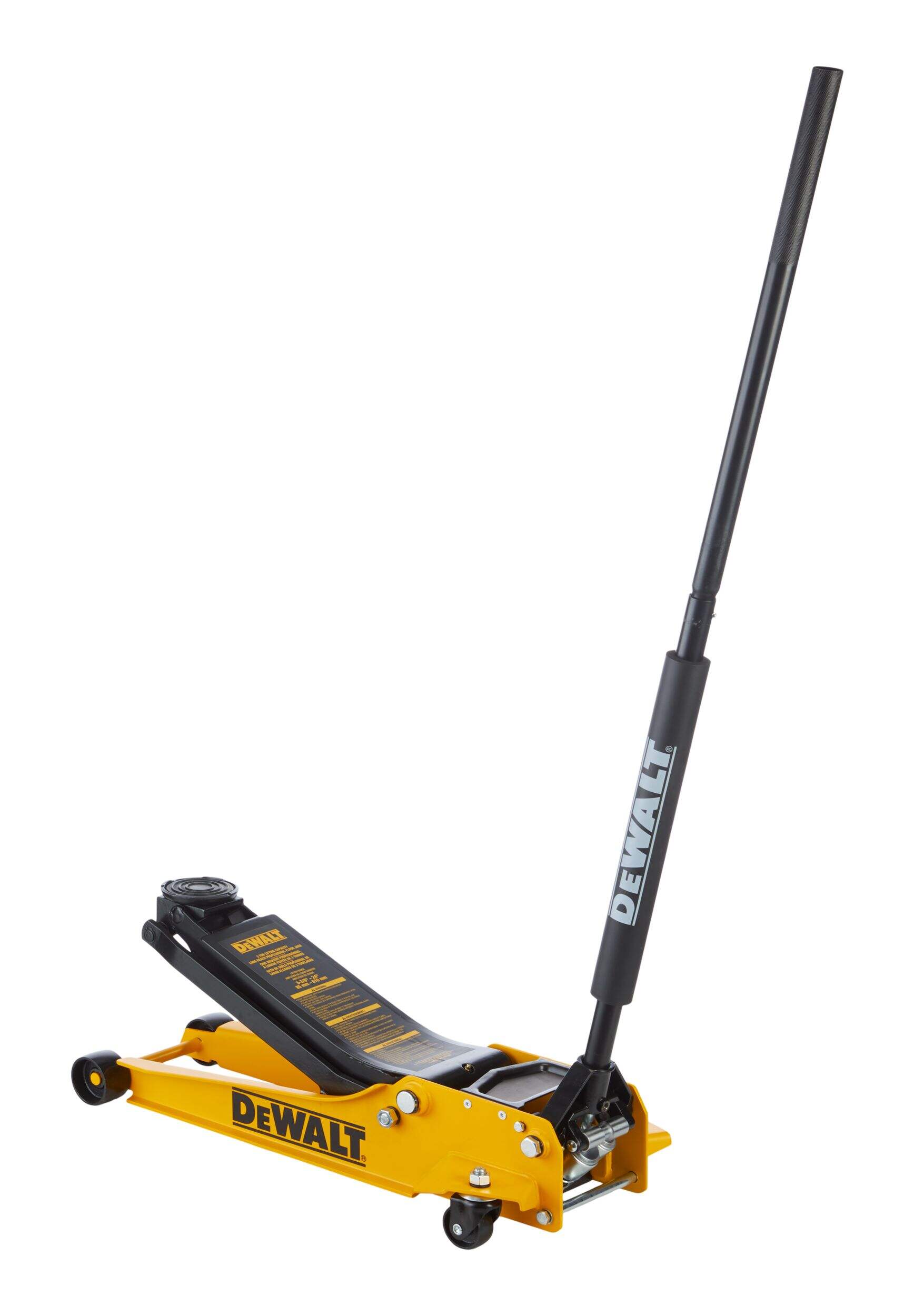 DEWALT Long Reach Garage Jack, 3-ton Front_Three_Fourths_Angled_Right
