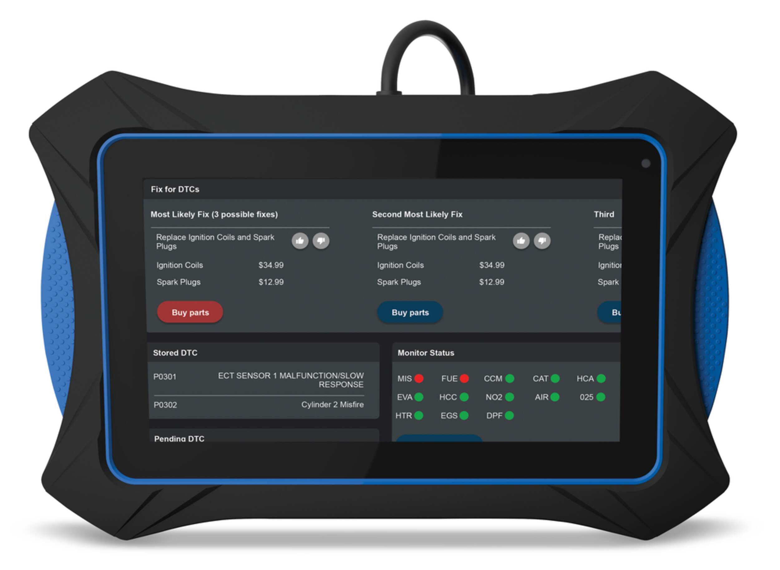 Innova 7111 OBD2 Smart Diagnostic System Tablet Front_Flat