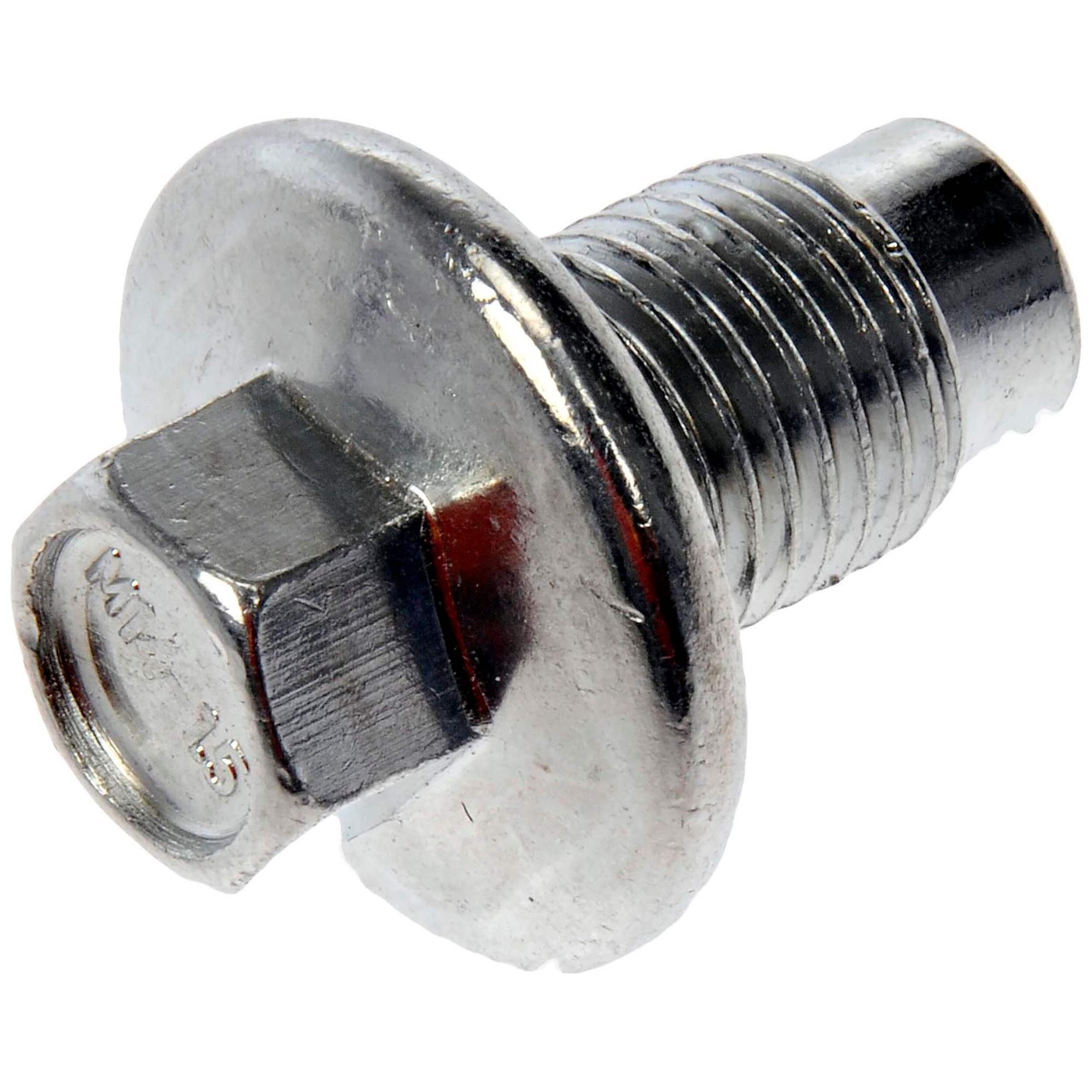 Bouchon de vidange d'huile moteur en acier Dorman 090-938CD avec joint d'étanchéité, M14-1.50, tête de 13 mm Front_Three_Fourths_Angled_Left